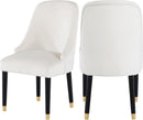 Omni Cream Velvet Dining Chair - NY Furniture Direct (NY)