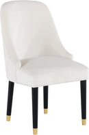 Omni Cream Velvet Dining Chair - NY Furniture Direct (NY)