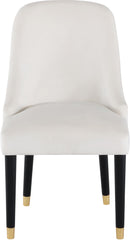 Omni Cream Velvet Dining Chair - NY Furniture Direct (NY)