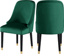 Omni Green Velvet Dining Chair - NY Furniture Direct (NY)