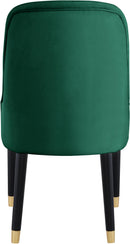Omni Green Velvet Dining Chair - NY Furniture Direct (NY)
