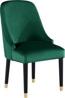 Omni Green Velvet Dining Chair - NY Furniture Direct (NY)