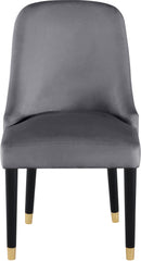 Omni Grey Velvet Dining Chair - NY Furniture Direct (NY)
