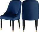 Omni Navy Velvet Dining Chair - NY Furniture Direct (NY)
