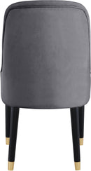 Omni Grey Velvet Dining Chair - NY Furniture Direct (NY)