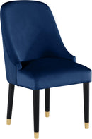 Omni Navy Velvet Dining Chair - NY Furniture Direct (NY)