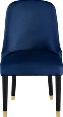 Omni Navy Velvet Dining Chair - NY Furniture Direct (NY)