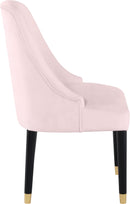 Omni Pink Velvet Dining Chair - NY Furniture Direct (NY)
