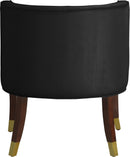 Perry Black Velvet Dining Chair - NY Furniture Direct (NY)