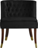 Perry Black Velvet Dining Chair - NY Furniture Direct (NY)