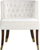Perry Cream Velvet Dining Chair - NY Furniture Direct (NY)