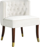 Perry Cream Velvet Dining Chair - NY Furniture Direct (NY)