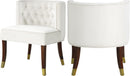 Perry Cream Velvet Dining Chair - NY Furniture Direct (NY)