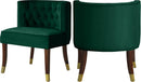Perry Green Velvet Dining Chair - NY Furniture Direct (NY)
