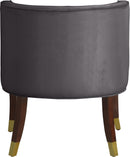 Perry Grey Velvet Dining Chair - NY Furniture Direct (NY)