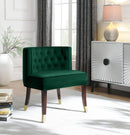 Perry Green Velvet Dining Chair - NY Furniture Direct (NY)