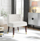 Perry Cream Velvet Dining Chair - NY Furniture Direct (NY)