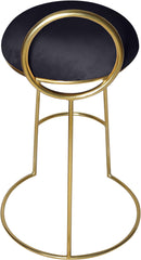 Ring Black Velvet Counter Stool - NY Furniture Direct (NY)