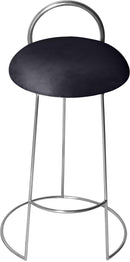 Ring Black Velvet Counter Stool - NY Furniture Direct (NY)