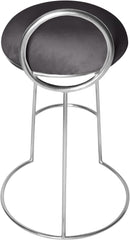 Ring Grey Velvet Counter Stool - NY Furniture Direct (NY)