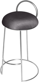 Ring Grey Velvet Counter Stool - NY Furniture Direct (NY)