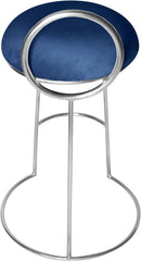 Ring Navy Velvet Counter Stool - NY Furniture Direct (NY)