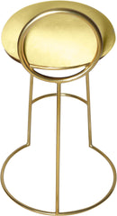 Ring Yellow Velvet Counter Stool - NY Furniture Direct (NY)