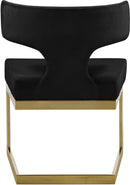 Alexandra Black Velvet Dining Chair - NY Furniture Direct (NY)