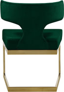 Alexandra Green Velvet Dining Chair - NY Furniture Direct (NY)