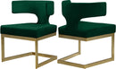 Alexandra Green Velvet Dining Chair - NY Furniture Direct (NY)