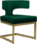Alexandra Green Velvet Dining Chair - NY Furniture Direct (NY)