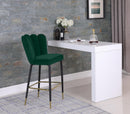 Lily Green Velvet Stool - NY Furniture Direct (NY)