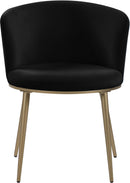 Skylar Black Velvet Dining Chair - NY Furniture Direct (NY)