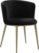 Skylar Black Velvet Dining Chair - NY Furniture Direct (NY)