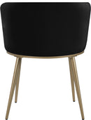 Skylar Black Velvet Dining Chair - NY Furniture Direct (NY)