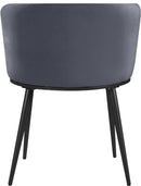 Skylar Grey Velvet Dining Chair - NY Furniture Direct (NY)