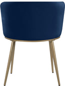 Skylar Navy Velvet Dining Chair - NY Furniture Direct (NY)