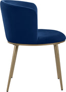 Skylar Navy Velvet Dining Chair - NY Furniture Direct (NY)
