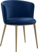 Skylar Navy Velvet Dining Chair - NY Furniture Direct (NY)