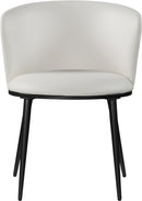 Skylar White Faux Leather Dining Chair - NY Furniture Direct (NY)