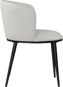 Skylar White Faux Leather Dining Chair - NY Furniture Direct (NY)