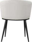 Skylar White Faux Leather Dining Chair - NY Furniture Direct (NY)
