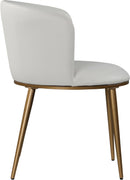 Skylar White Faux Leather Dining Chair - NY Furniture Direct (NY)