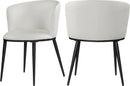 Skylar White Faux Leather Dining Chair - NY Furniture Direct (NY)