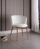 Skylar White Faux Leather Dining Chair - NY Furniture Direct (NY)