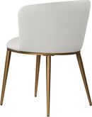 Skylar White Faux Leather Dining Chair - NY Furniture Direct (NY)