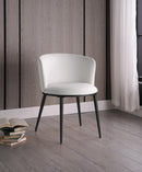 Skylar White Faux Leather Dining Chair - NY Furniture Direct (NY)