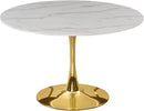 Tulip Gold Dining Table (3 Boxes) - NY Furniture Direct (NY)