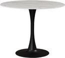 Tulip Matte Black Dining Table (3 Boxes) - NY Furniture Direct (NY)