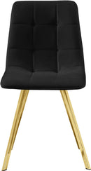 Annie Black Velvet Dining Chair - NY Furniture Direct (NY)